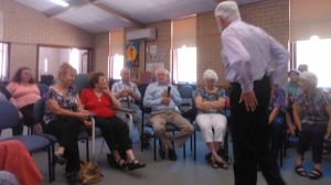 Denis Ladbrook leads reflection on the Philemon simulation