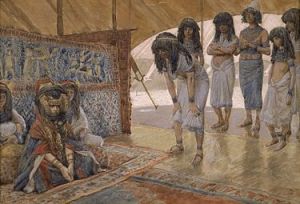 Sarai Is Taken to Pharaoh's Palace - by James Tissot. (Wikipedia)